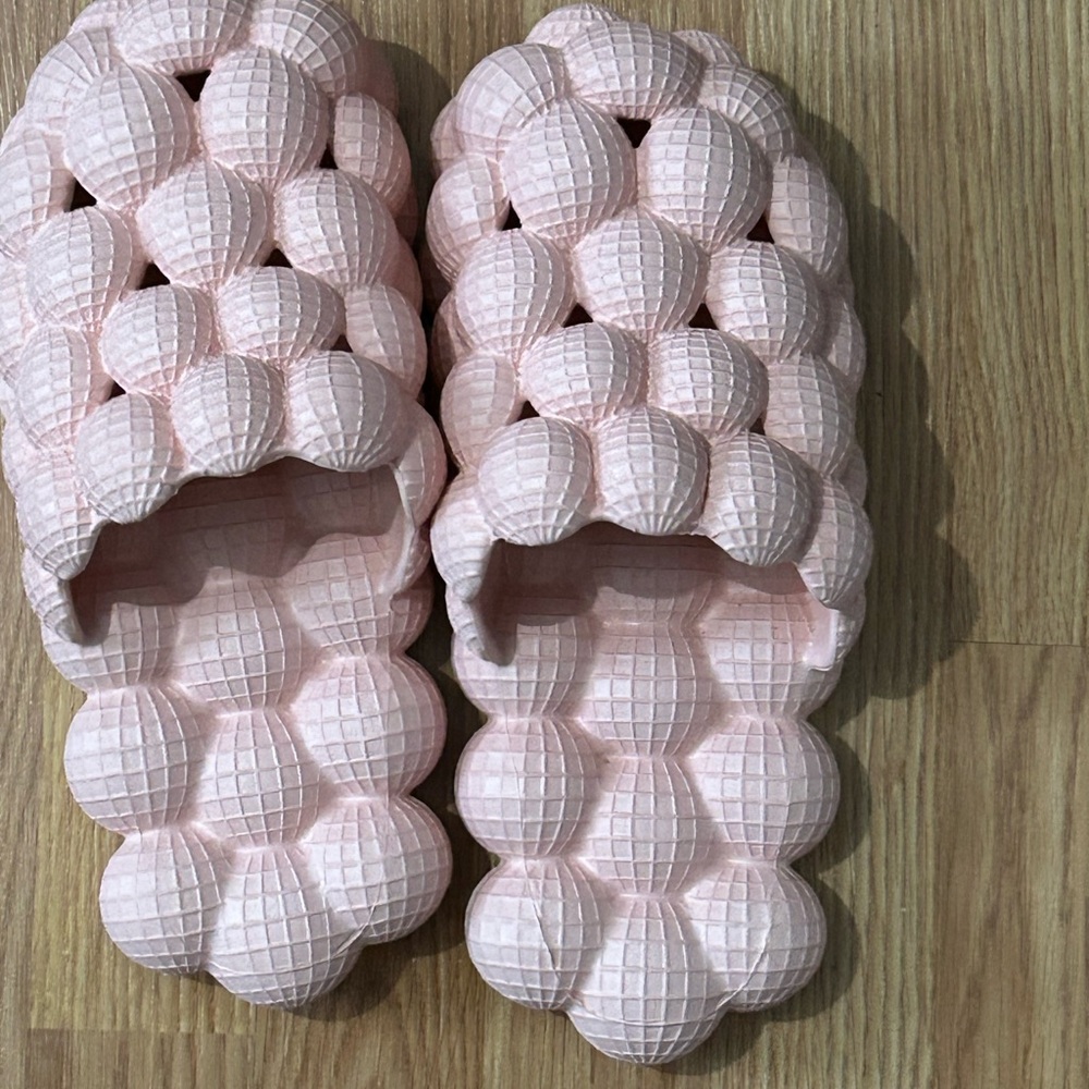 Pink Bubble Slide Sandals